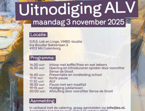 Maandag  3 november 2025  Algemene ledenvergadering BO